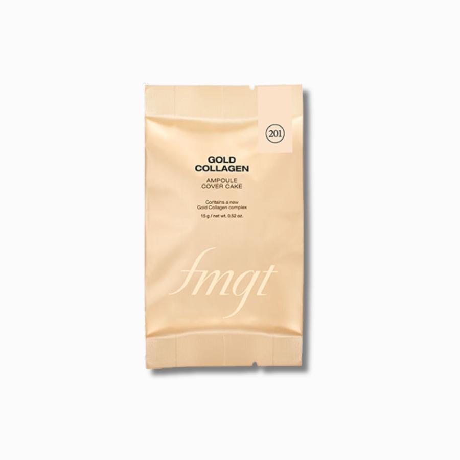 The Face Shop Gold Collagen Ampoule Cover Cake Refill, 15g