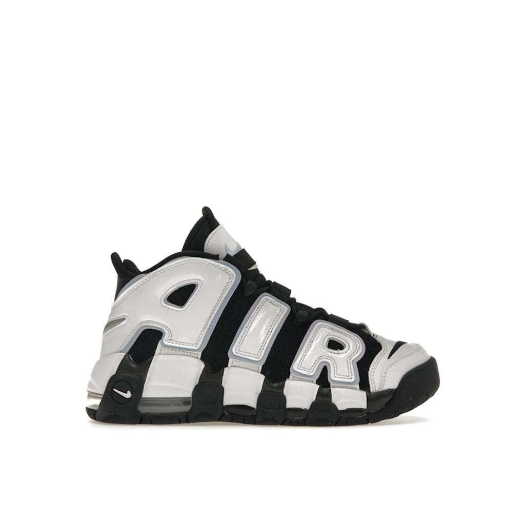 Nike Air More Uptempo GS Black Cobalt Bliss Kids Sneakers White Multi-Color DQ6200-001