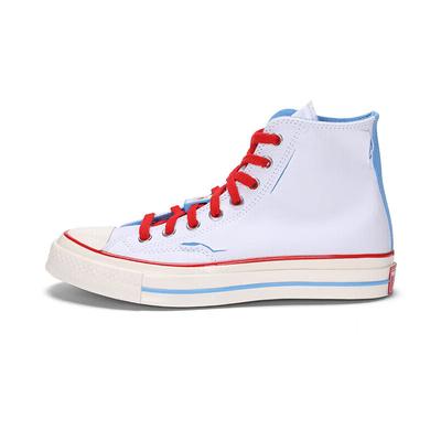 Chuck Taylor 70S Seasonal Comfortable High-Top Canvas Shoes Unisex Sneakers White Blue A04283C