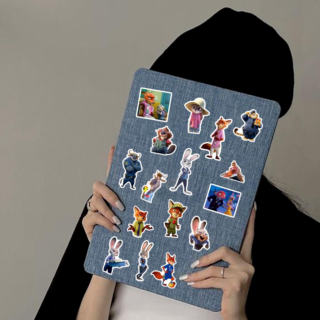 55pcs/Set Zootopia 2 Sticker Cartoon Graffiti Stickers Suitcase Laptops Phones Scrapbooks Guitar DIY Decorate Decals Toy
