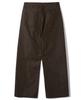 Base Moment Non-Faded Curved Denim Pants Brown
