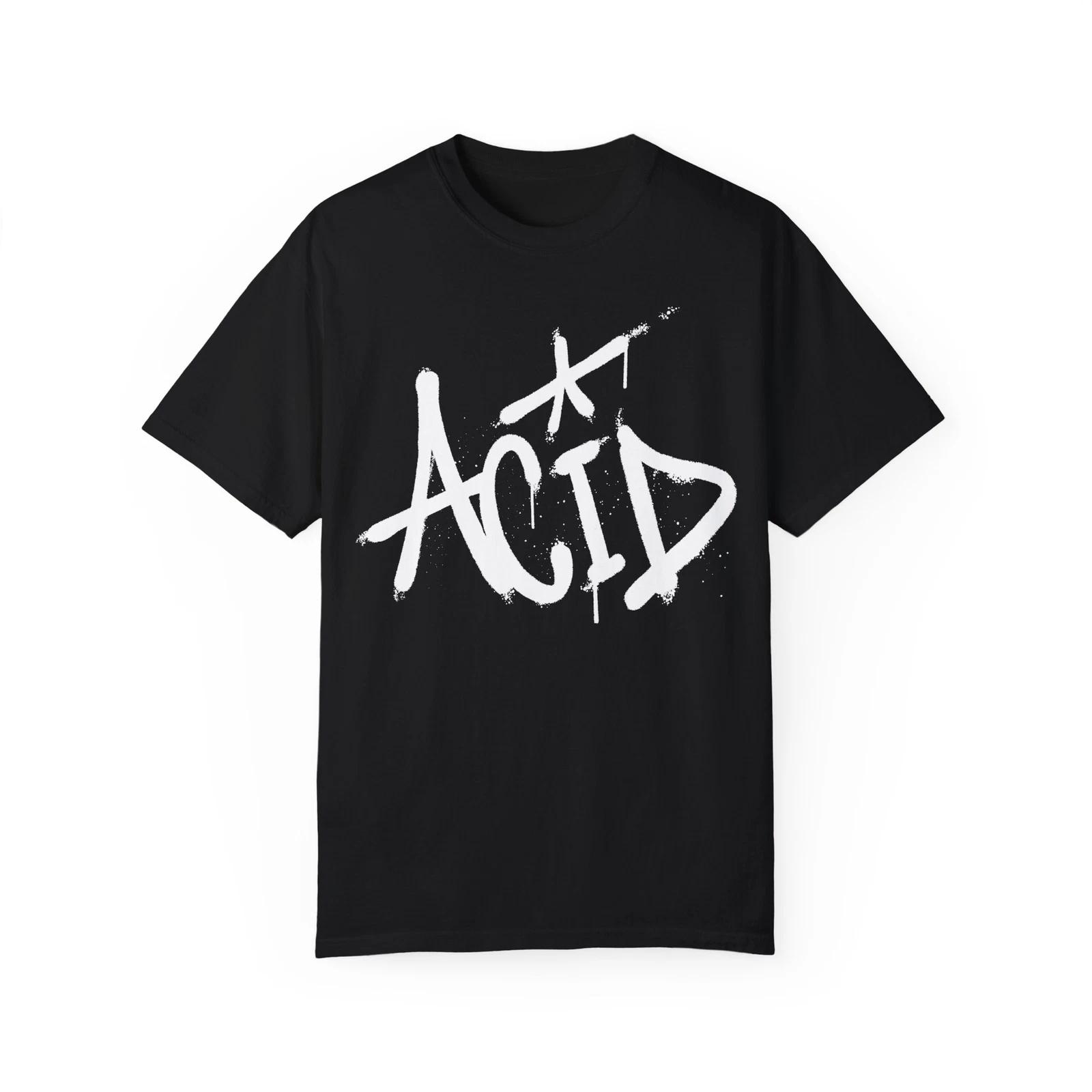 Кислотный городской стиль граффити Цитата :: Унисекс футболка, окрашенная в готовом виде 3XL