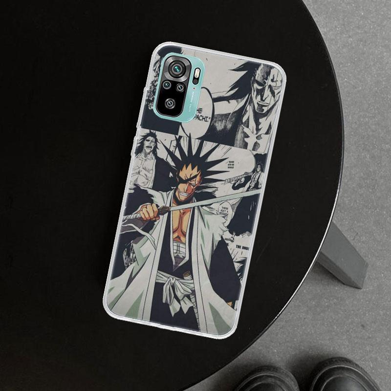 Ichigo Kenpachi Bleach Anime Phone Case Cover for Xiaomi Redmi Note 15 14 13 12 11 Pro Plus 14S 12S 11S 11T 11E 10S 10 Customize
