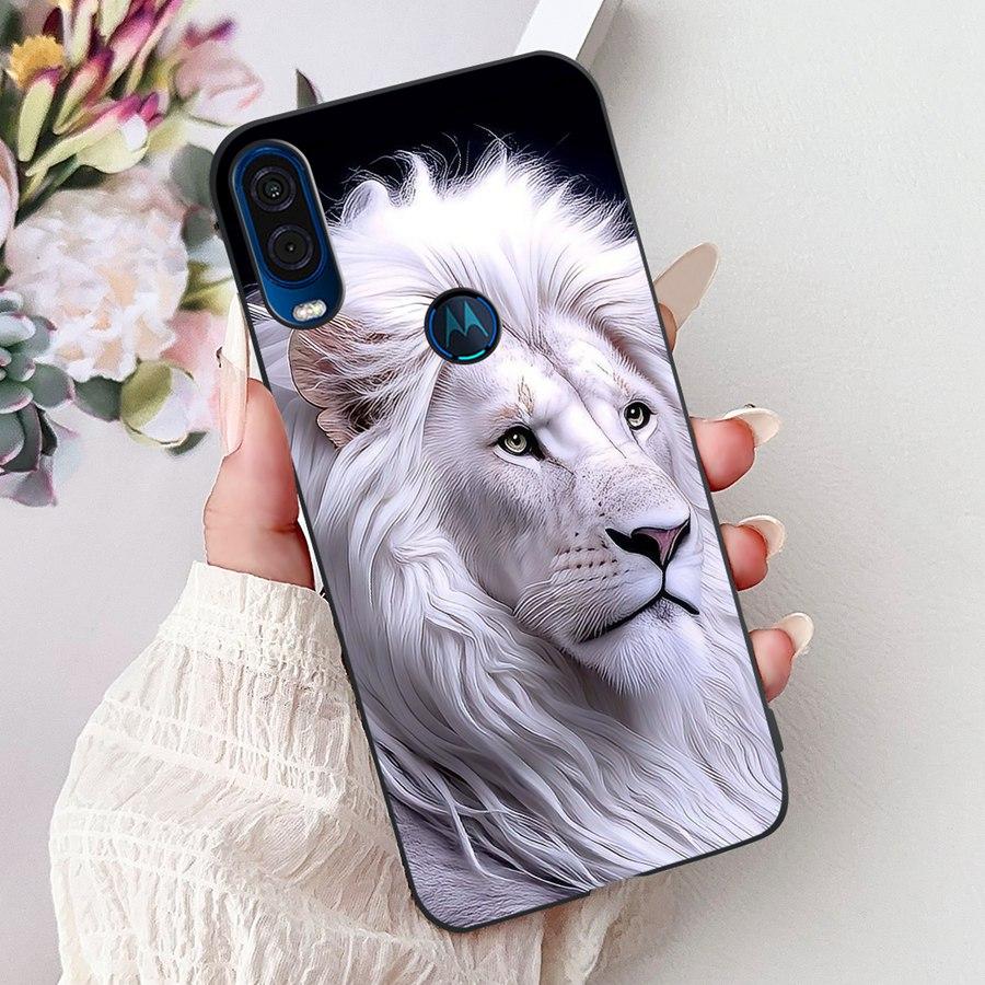 Για θήκη Motorola One Vision Κάλυμμα ONEVision Μοντέρνο Ζωγραφισμένο Σιλικόνης Μαλακό Πίσω Κάλυμμα Για θήκη Motor One Macro Προστατευτικό Κέλυφος