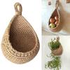 Kitchen Woven Basket Hanging Storage Baskets Cotton Rope