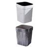 Small Bathroom Trash Can 14L Square Waste Basket Wastebasket Garbage Container Basket for Dorms Toilet Office Home Bedroom