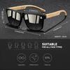 Fashionable Retro Men's and Women's Universal Square Glasses Men's Retro Driving Anti Glare Glasses