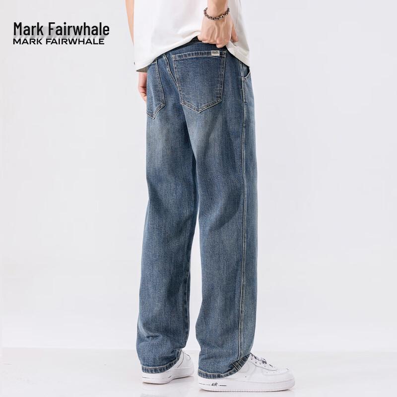 Mark Fairwhale Men's Loose Fit Straight-Leg Jeans