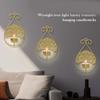 Vintage Wall Mounted Candle Sconce for Bedroom and Dining Room Decoration Metal Tree Shape Wall Hanging Candle Holder