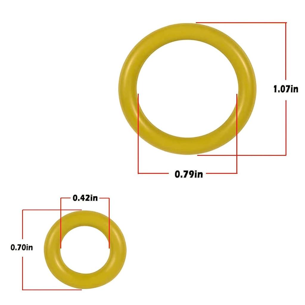 O-Ring Gaskets Replacement for F4TZ-6N653-A F4TZ-6N653-B Compatible with 1994-2003 Ford 7.3L Powerstroke Diesel Turbo Pedestal