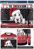 2024 Spring Animal Print Christmas Couple Hoodie - New Arrival, Round Neck Pullover