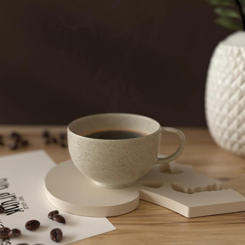 Skull Cup Mat Storage Silicone Mold Resin Mold Halloween Home Decor Table Gypsum Silicone Mold Mat Storage Mold