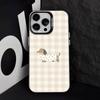 Sausage Dog   Phone Case For iPhone 17,16,15,14,13,12,11 Plus,Pro Max,XS,Colored Silver Plated Inside Cover