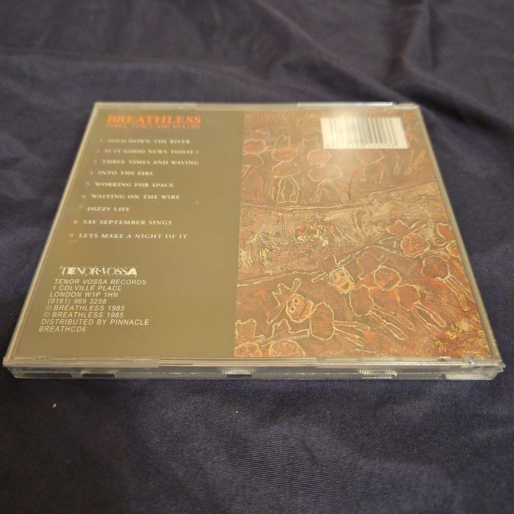 [USED] BREATHLESS. Hree Times & Waving