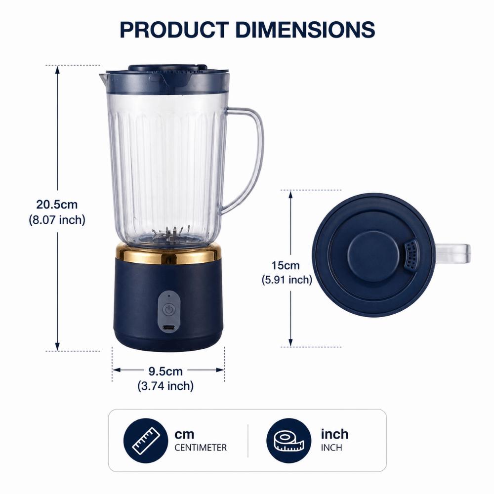 Double Cup Electric Juicer 700Ml Capacity Mini Juicer Must Have USB Juicer Travel Use