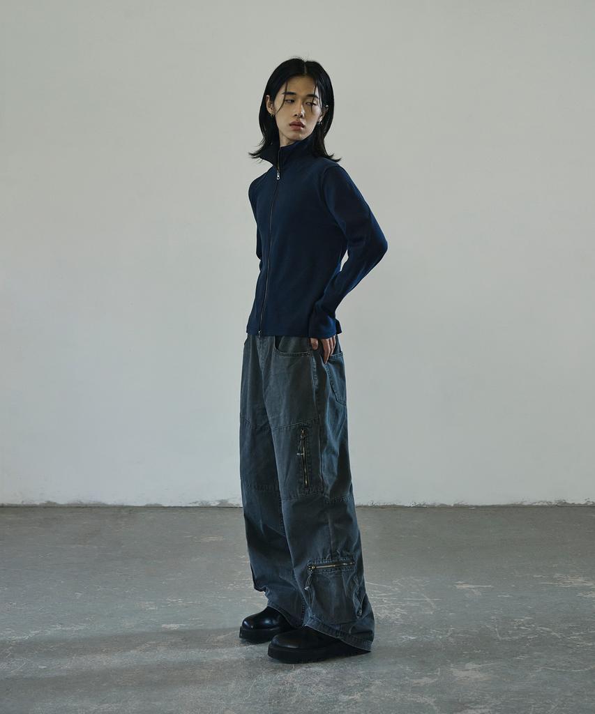Seukeulaeteulpigsel Vtg Fade Cargo Pants [Charcoal]