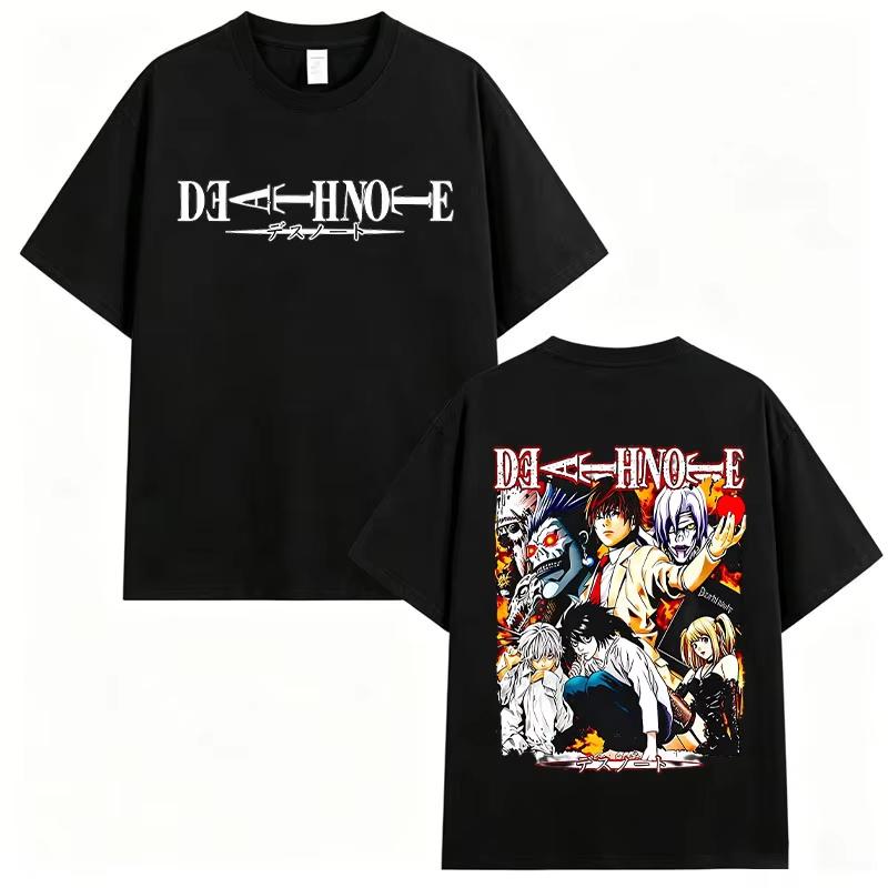 2026 DEATH NOTE Misa Amane Maglietta Anime Manga Stampa Grafica Vintage Retro Oversize Cotone Unisex Manica Corta Streetwear Alta Qualità Maglietta Casual