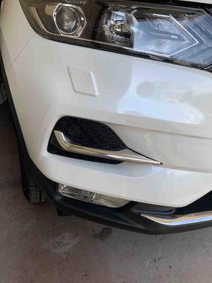 Abdeckungen für Nebelscheinwerfer (2017-2025, rostfrei) OmsaLine - Italienischer Edelstahl für Nissan Qashqai