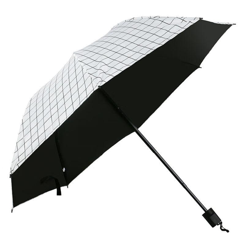 

Plaid UV Protection Folding Umbrella