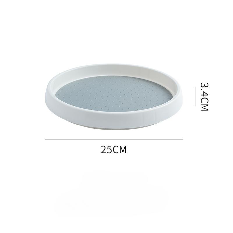 Rotating Condiment Storage Rack Kitchen Condiment Rack TurntableTabletop Cosmetics Storage Rack