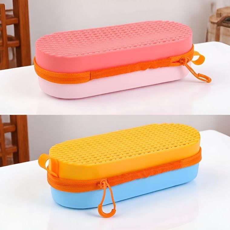 Silicone Double-Sided Mesh Swim Goggles & Toiletry Bag