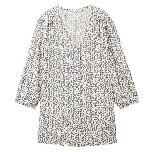 

Tom Tailor 1038802 Plus Printed V-Neck Blouse 50