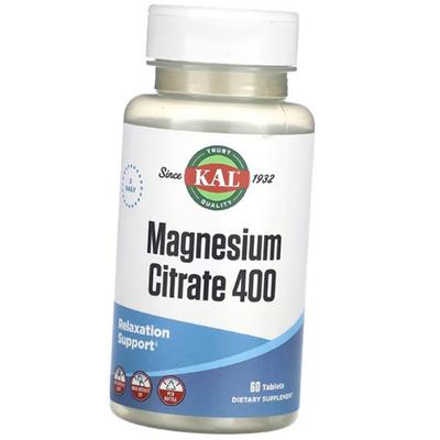 Magnesium Citrate, Magnesium Citrate 400, 60tabs (36424037)