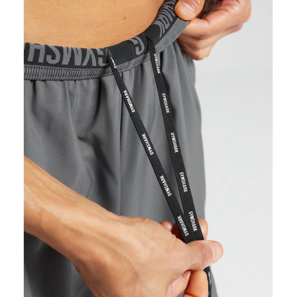 Gymshark Sport 5  2 In 1 Shorts Dark Grey Black A1b3j Gb7x