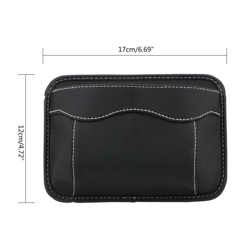 Car Storage Bag Advanced Side Insert Multi-functional Center Console Pocket Organizer Bag Between Front Seats Storage Box