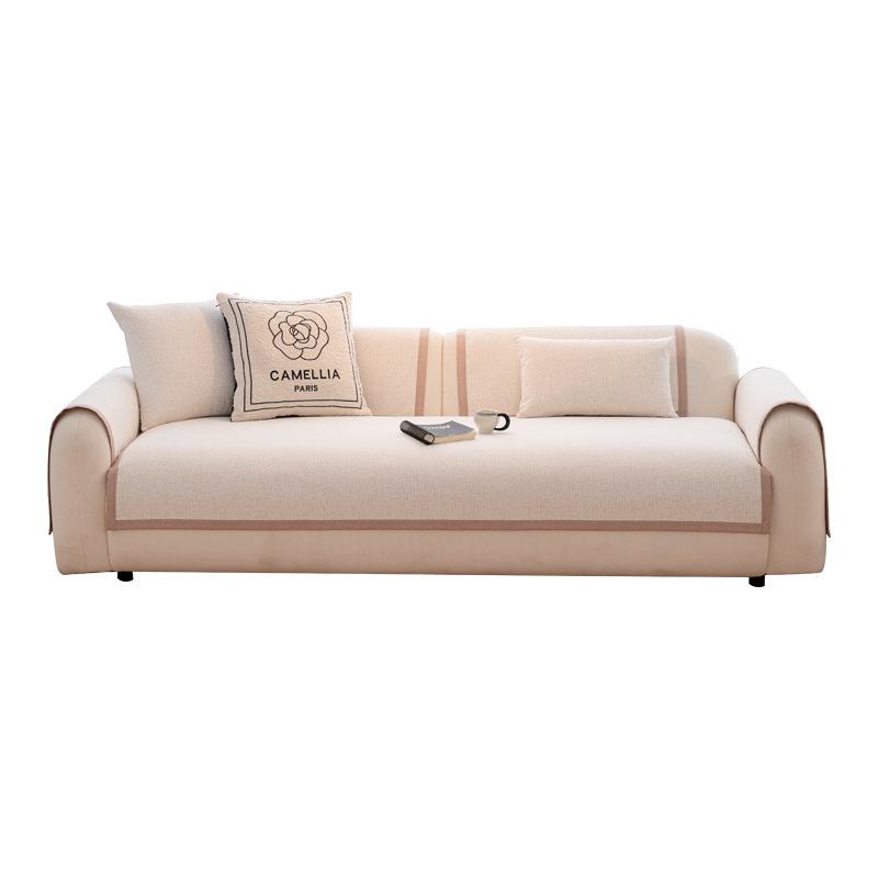 Chenier Sofa Cushion Universal Fixed Non-slip Solid Color 2025 New Simple Sofa Cushion Cover Cloth
