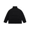Li-Ning Sport Fashion Series Solid Color Short Casual Stand Collar Down Jacket Winter Men Outerwear Black AYMS387-1