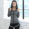 Spring and Autumn Women Hooded Yoga Clothes Quick Dry Fitness Sports Top Long Sleeve Running Breathable Sweat-wicking Yoga Clothes