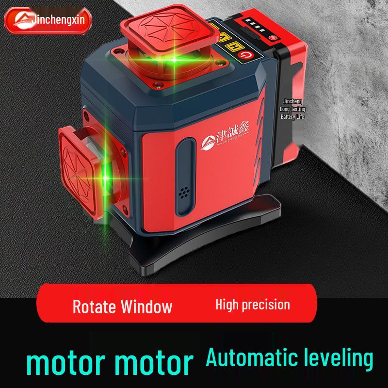 Anping Super Bright Green Light Laser Level with 8/12/16 Lines, High Precision & Automatic Leveling