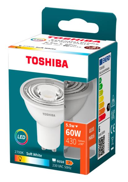 Toshiba Essential Prime G10 Led Bulb 430lm 5.5w 2700k
