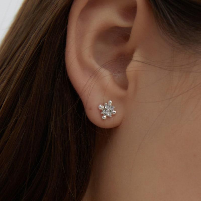 GETMEBLING Square Pearl Earring