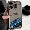 Mountain Peak Aircraft Patterned Case For iPhone 15 16 14 Pro Max 15 16 Plus 11 12 13 Pro 16E XR Shockproof Soft TPU Phone Cover
