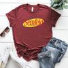 T-shirt Logo Seinfeld Ispirata agli anni '90 Vintage Top Magliette Grafiche Unisex Maglietta Divertente Manica Corta Maglietta Vintage Abbigliamento Grunge