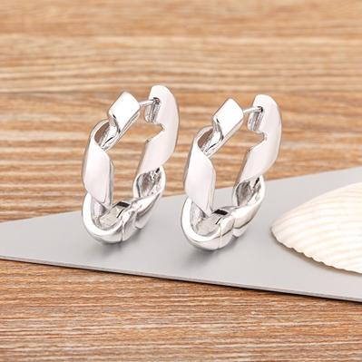 

Nidin New Popular Gold Plated Silver/Gold Color Ear Clip Earrings for Men/Women Punk Style Cool Jewelry Party Birthday Gifts срібний