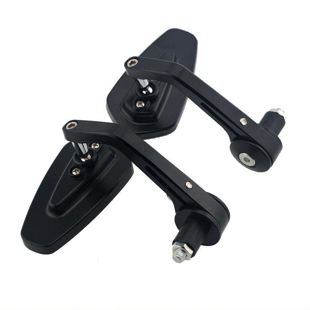 7/8'' 22mm Motorcycle Bar End Side Rear View Mirror Cruiser Chopper ATV Motorbike Rearview Mirrors For Bmw Benelli Honda