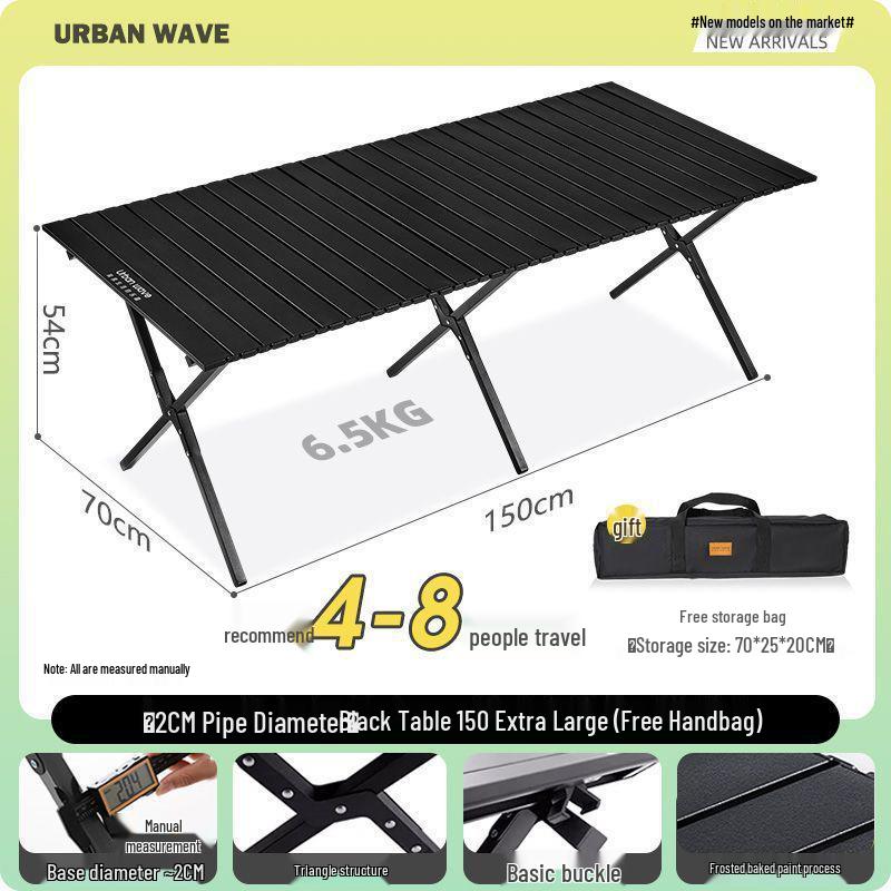 Portable Outdoor Folding Table and Chair Set for Camping and Picnic
