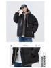 2025 Winter Faux Two-Piece Hooded Cotton Jacket - Unisex Warm, Trendy, Casual Bread Coat