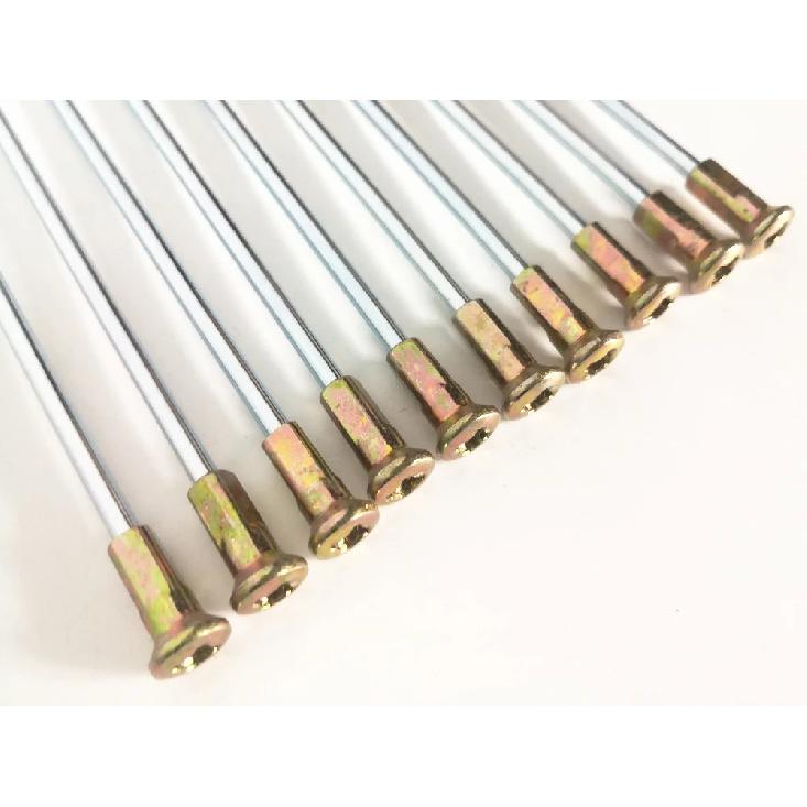 36pcs/lot Off-road Diameter 3.5mm 4.0mm Motorcycle 45#Steel Wire Spokes Length 60-235mm Electric bicycle spokes and nipples