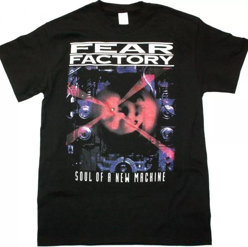 FEAR FACTORY SOUL OF A NEW MACHINE Zwart Alle Maten Shirt Unisex T-shirt