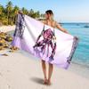 Large Beach TowelNeon Genesis Evangelion Soft Absorbent Towel Beach Bath Home Use