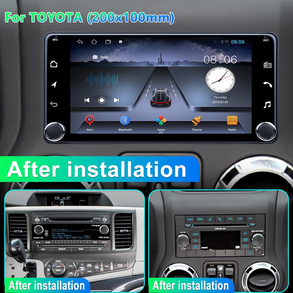 Autoradio 2 Din CarRadio 7 Inch Carplay For Toyota Android Auto Mirror Link BT GPS WIFI Multimedia Player Car Stereo