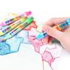 Kit 4pcs 20 Colors Crayon Pen for Children Painting