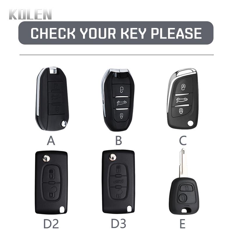 Tpu Car Key Case Cover Shell For Peugeot 107 206 207 208 308 406 408 508 4008 5008 Citroen C1 C2 C3 C4 C5 C6 C8 Cactus Picasso