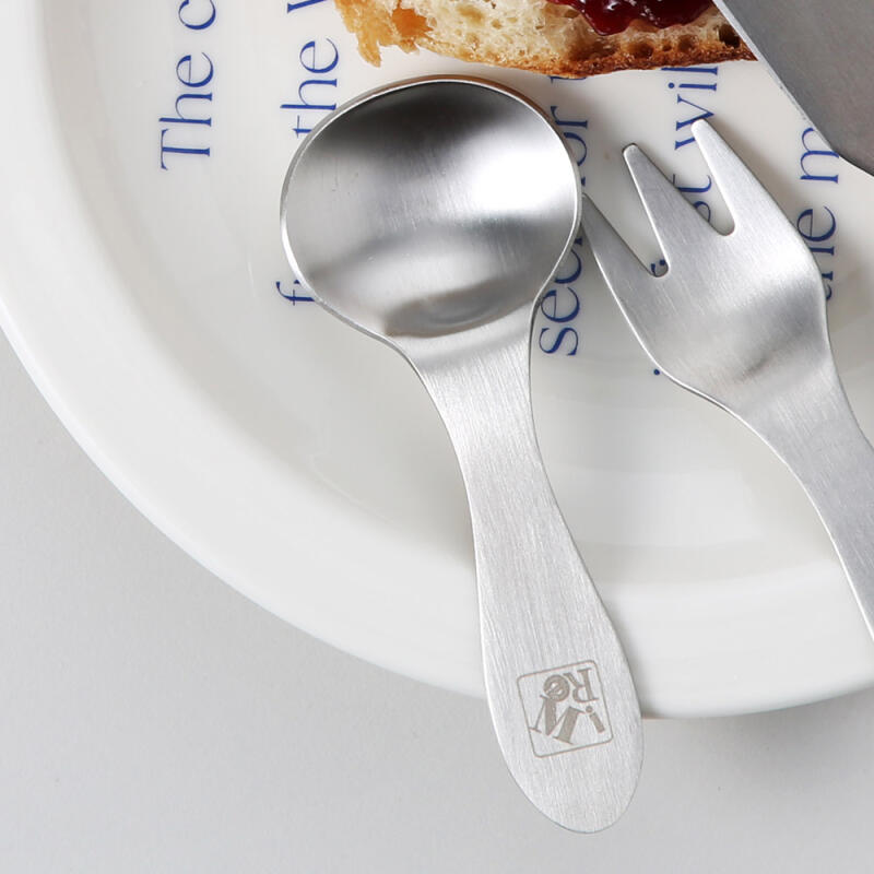Sweet Dessert Round Spoon Silver