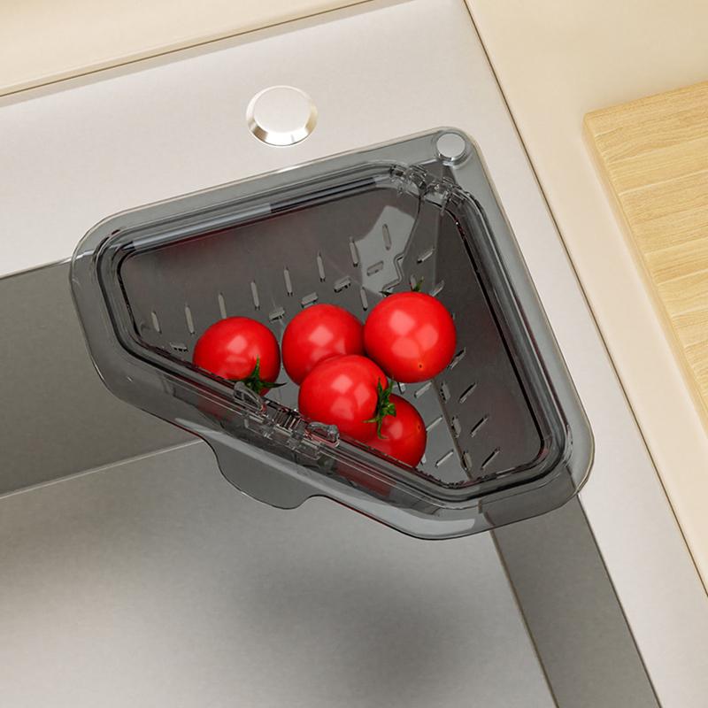 1Pcs Separate Anti-leak Sink Drain Basket Filter Quickly Detachable Openable Bottom Cover Kitchen Sink Filter Strainer Magnetic