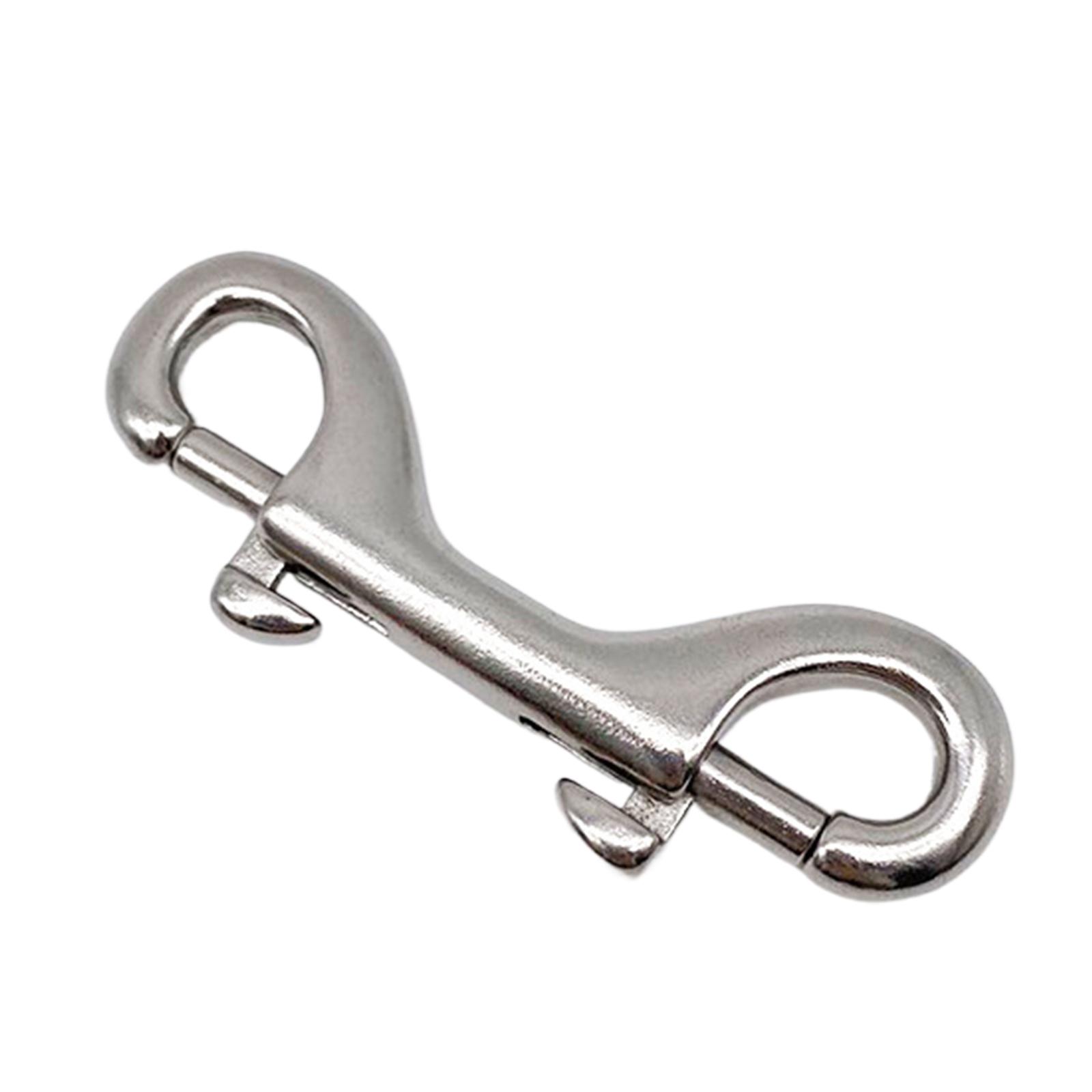 

Double Ended Bolts Snap Diving Hook Clips Scubas Triggers Clip Stainless Steel Eye Bolts Snap Hook Quick Link Carabiner 65MM